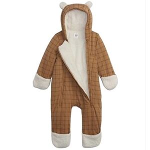 GAP Baby Sherpa Bear One-Piece Outerwear 12-18M